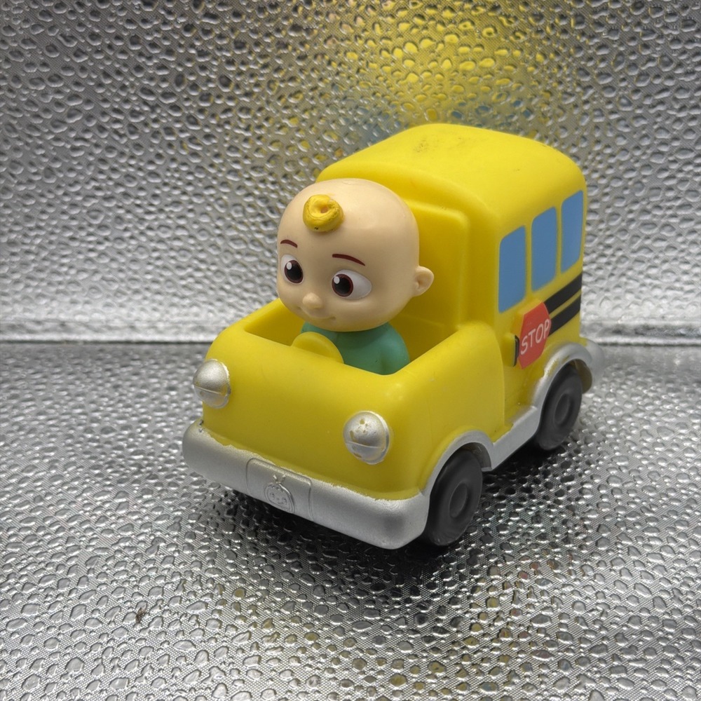 Cocomelon Official Mini Vehicle School Bus JJ Figure